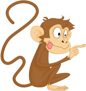 Pic - Monkey poking right 1A