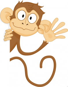 Pic - Monkey waving